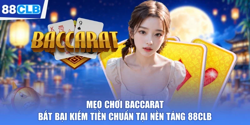 Mẹo Chơi Baccarat Bất Bại Kiếm Tiền Chuẩn Tại Nền Tảng 88CLB